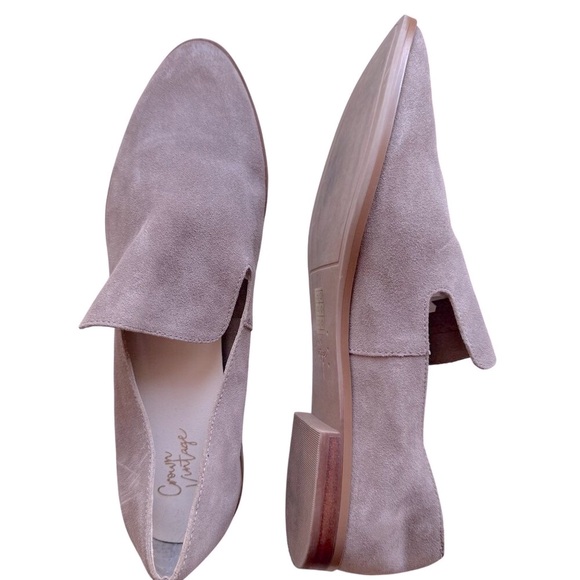Crown Vintage Carla Leather Loafers, Women's Size 11M, Taupe Suede/Leather - Picture 1 of 11